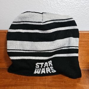 Star Wars Striped Black and White Beanie